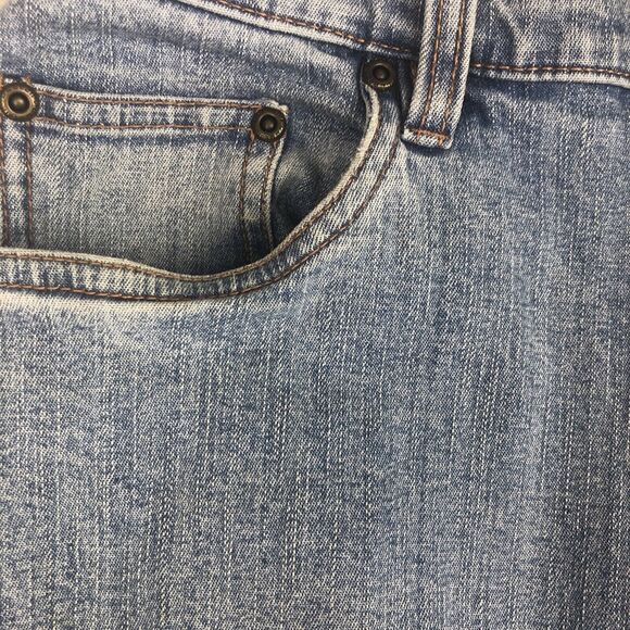 L L Bean Women's Denim Jeans 12 Petite Light Blue Jeans‎ 0XK89 Vintage Nice - Picture 2 of 9